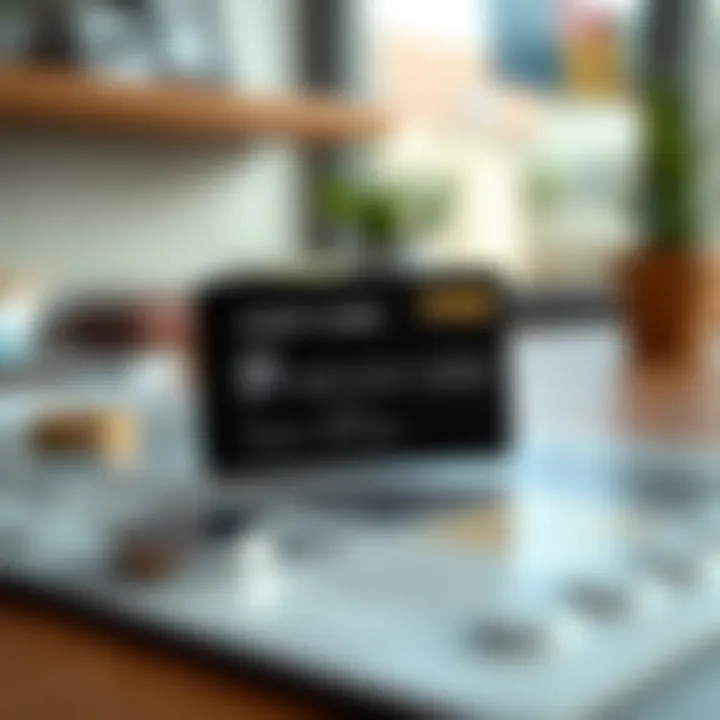 Conceptual illustration of credit card interest calculation