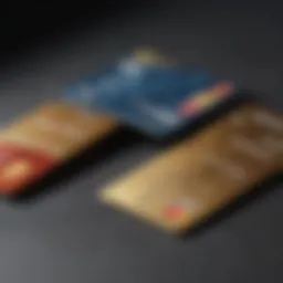 A detailed comparison chart of rewards and balance transfer credit cards