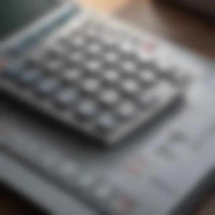 Conceptual image highlighting the pros and cons of using a credit calculator