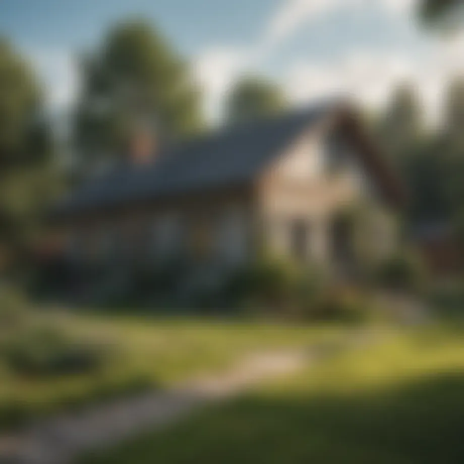 A serene home surrounded by nature, showcasing the importance of protection