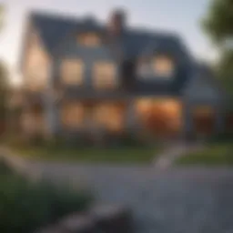 Visual representation of home replacement cost calculation