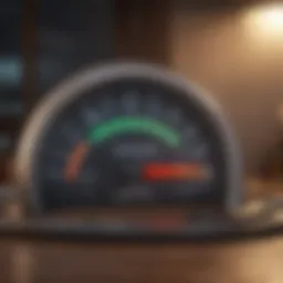 Visual representation of credit score importance