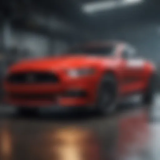 Ford Mustang GT in dynamic motion showcasing its performance