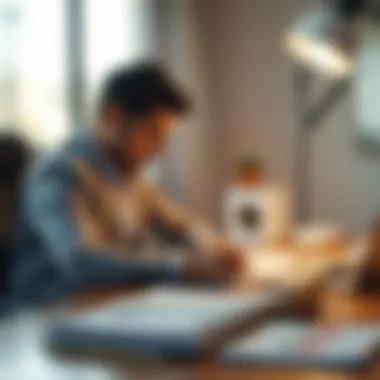 Illustration depicting financial planning strategies for insurance