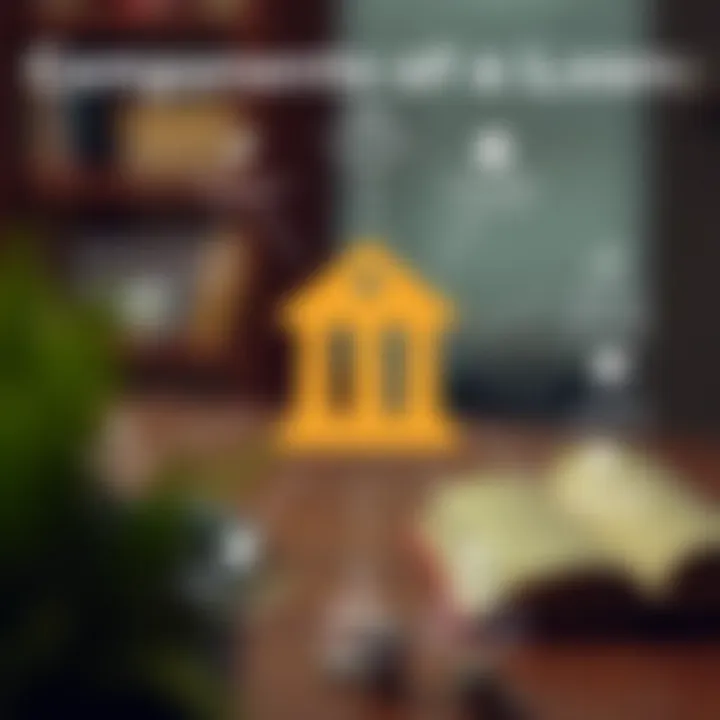 Components of a Loan Explained Infographic explaining the components of loans