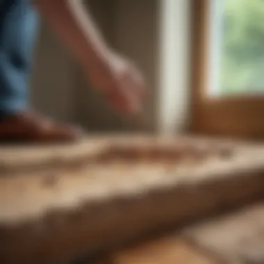 A professional inspecting a property for termite infestation