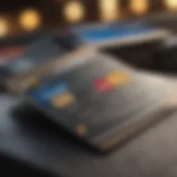 Visual representation of secured credit card mechanics