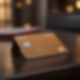 Visual representation of the Chime Secured Credit Card in an elegant setting