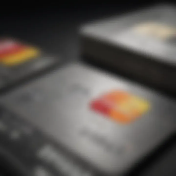 An array of cash back credit cards showcasing different features